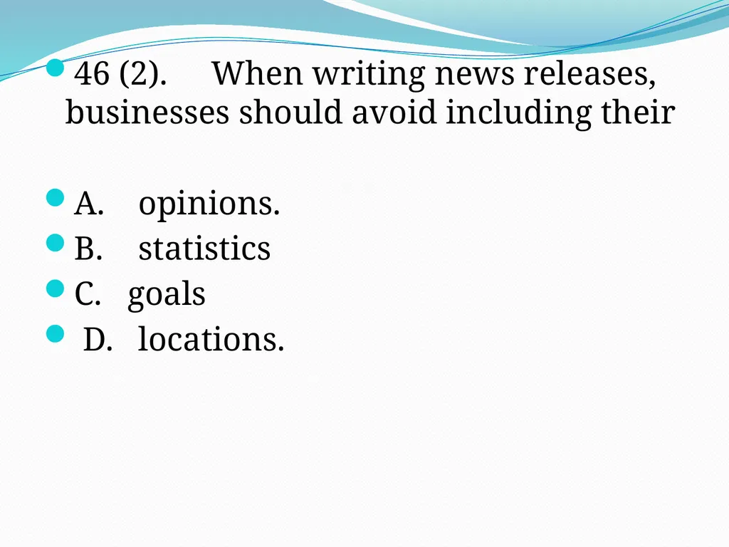 SEM I 4.01 – 4.02 – 4.03 Selling Advertising Space - slide 30 of 55