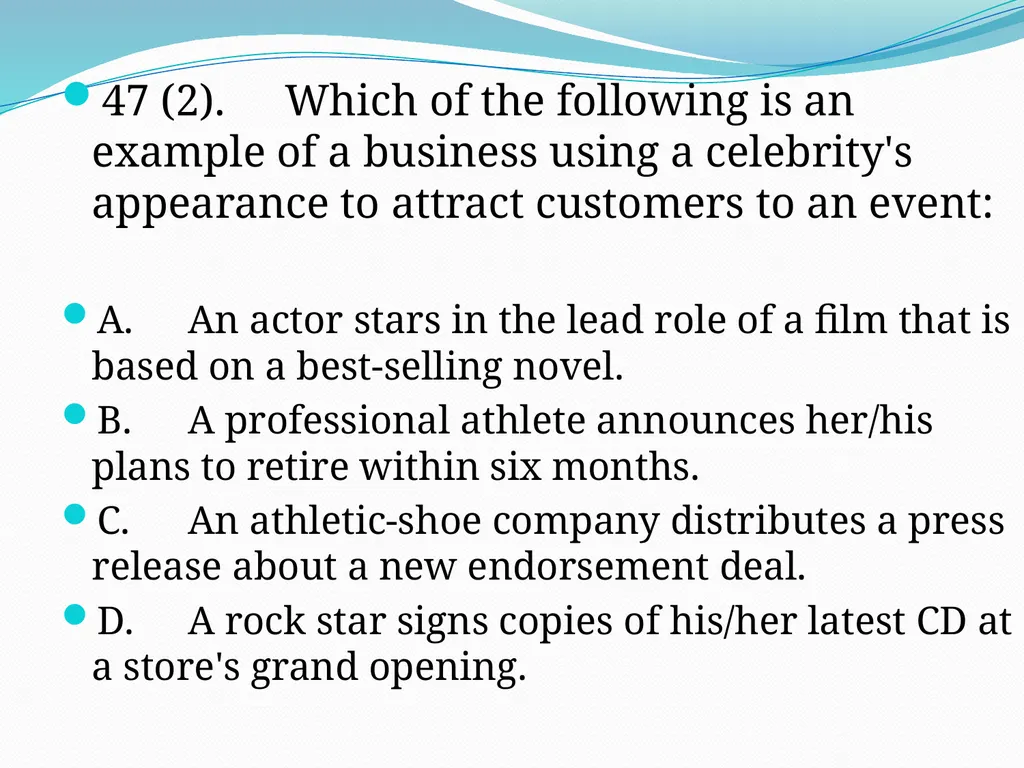 SEM I 4.01 – 4.02 – 4.03 Selling Advertising Space - slide 32 of 55
