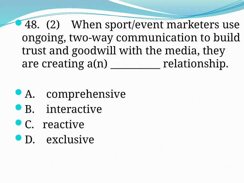 SEM I 4.01 – 4.02 – 4.03 Selling Advertising Space - slide 34 of 55