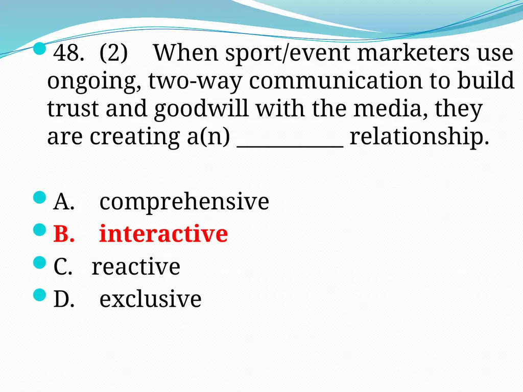 SEM I 4.01 – 4.02 – 4.03 Selling Advertising Space - slide 35 of 55