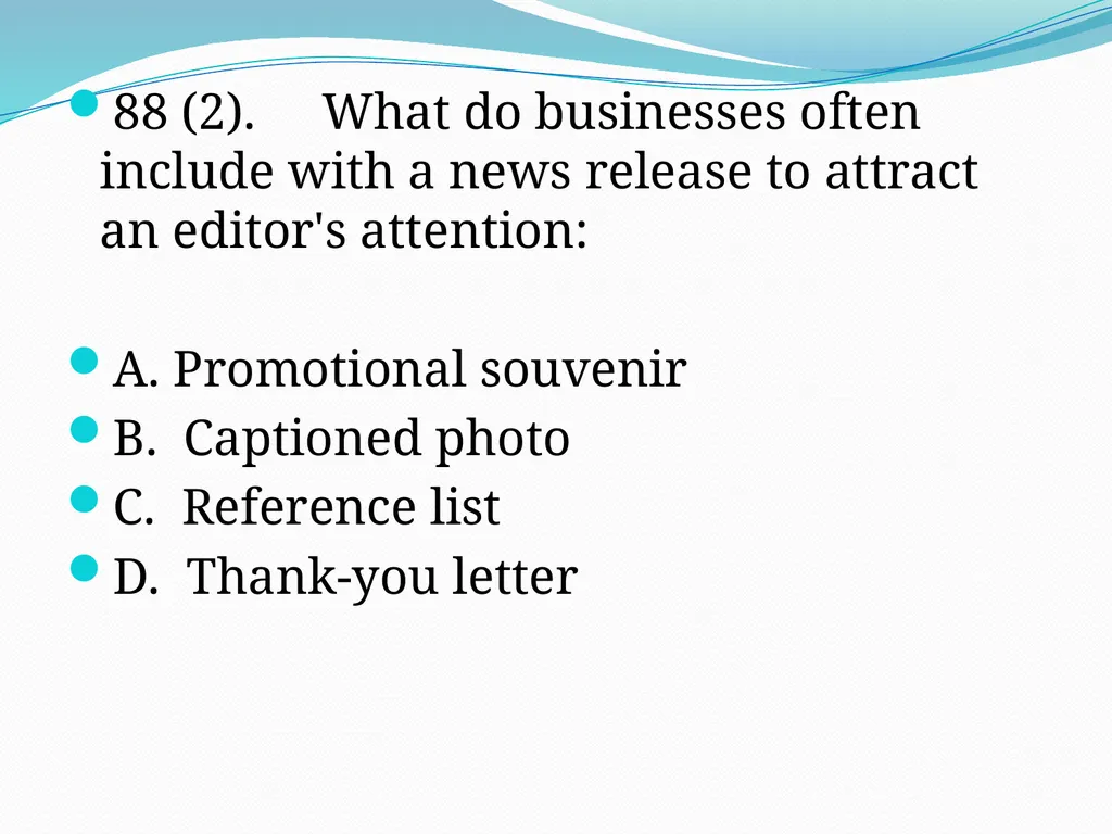 SEM I 4.01 – 4.02 – 4.03 Selling Advertising Space - slide 52 of 55