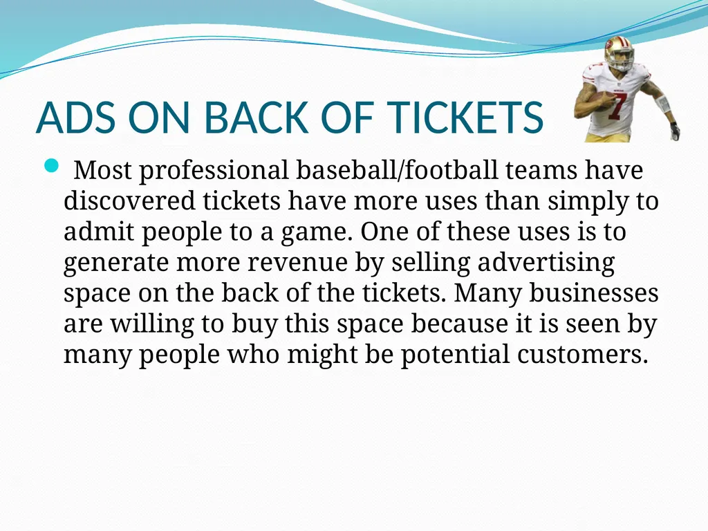SEM I 4.01 – 4.02 – 4.03 Selling Advertising Space - slide 21 of 55