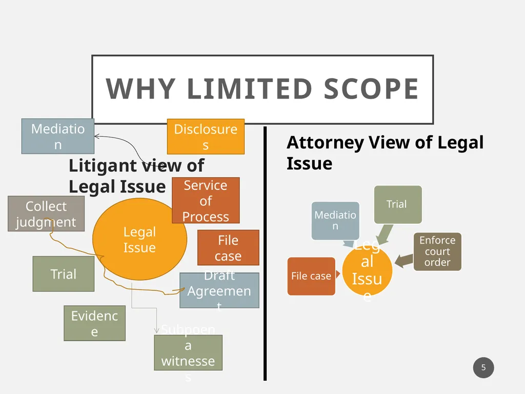 Limited Scope Representation “Unbundling” 1 What - slide 5 of 19