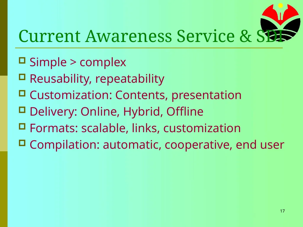 1 ICT for Library and Information Services Tim - slide 17 of 29