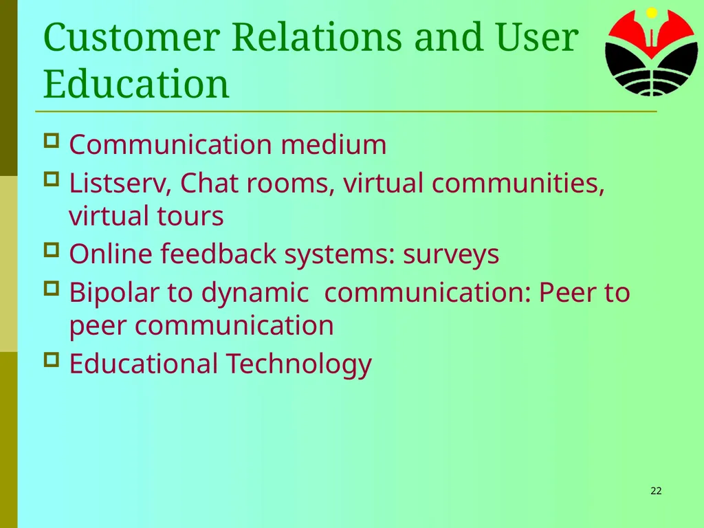 1 ICT for Library and Information Services Tim - slide 22 of 29