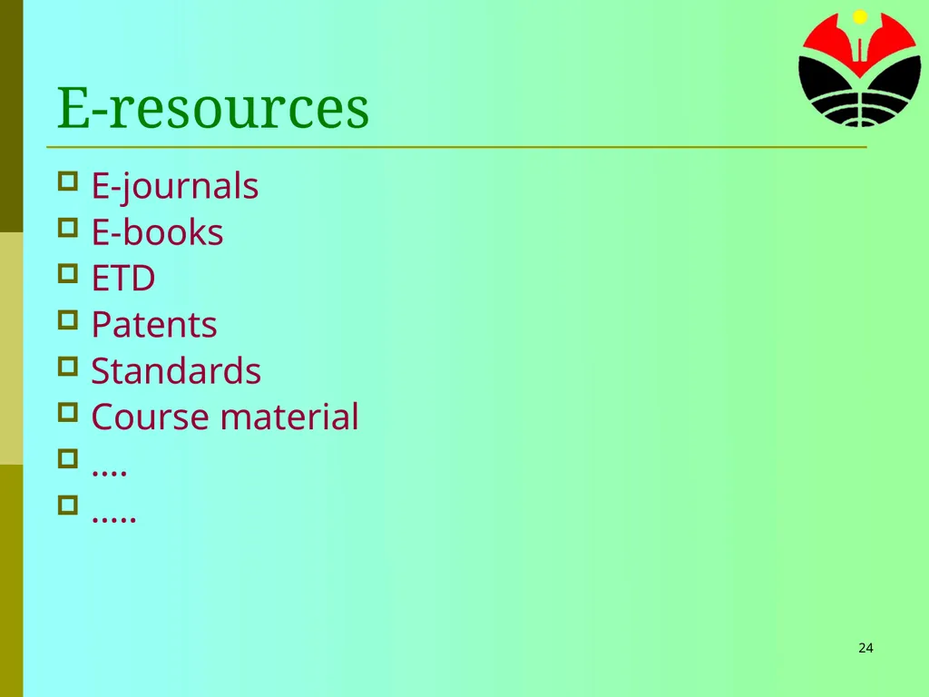 1 ICT for Library and Information Services Tim - slide 24 of 29