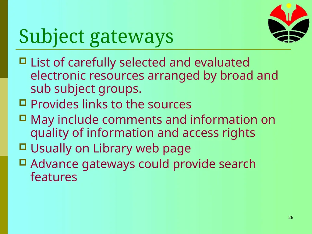 1 ICT for Library and Information Services Tim - slide 26 of 29