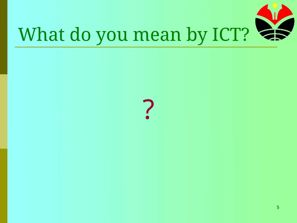 1 ICT for Library and Information Services Tim - slide 5 of 29