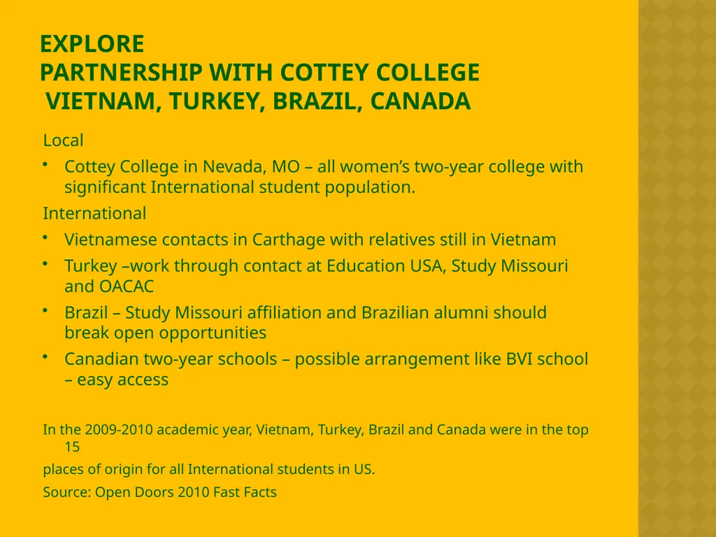 International Enrollment Management Strategic Plan - slide 13 of 19