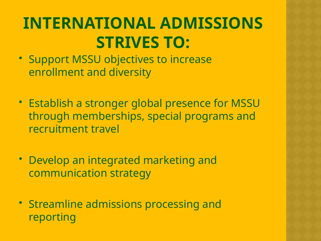 International Enrollment Management Strategic Plan - slide 2 of 19