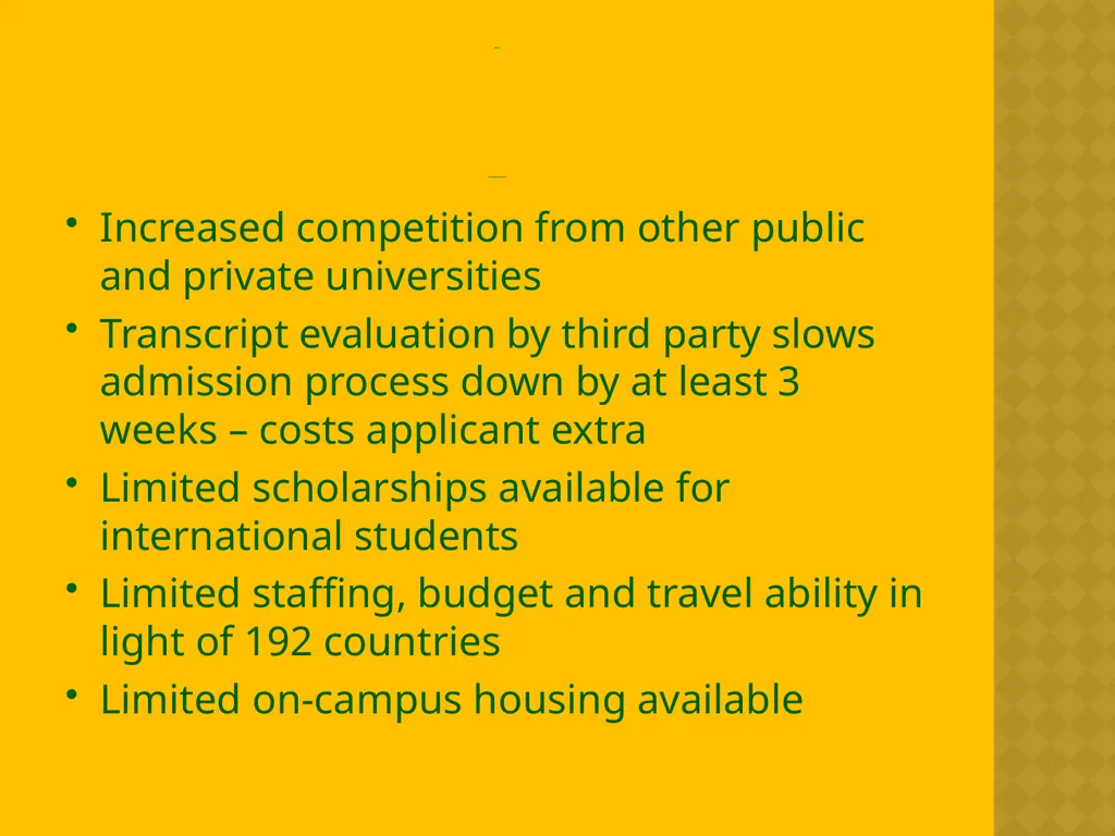 International Enrollment Management Strategic Plan - slide 9 of 19