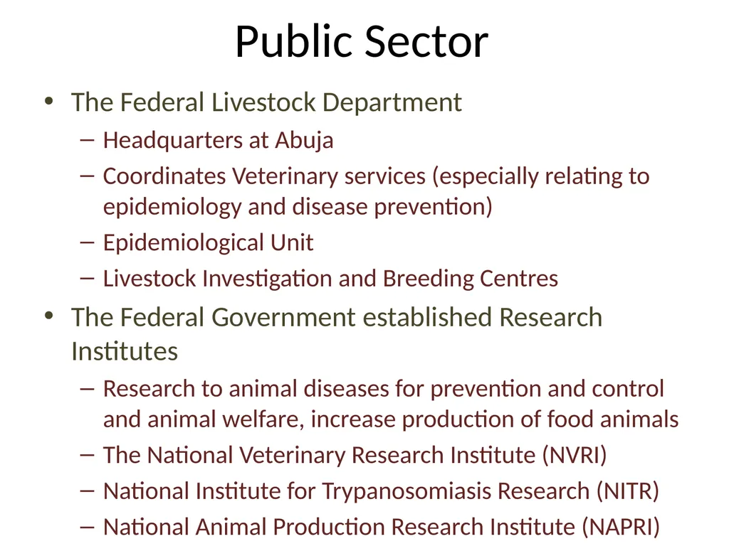 VCH 602 : ORGANIZATION AND REGULATION OF - slide 5 of 21