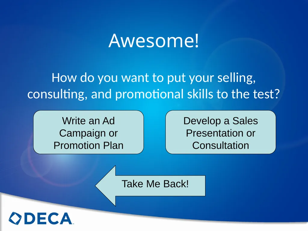 Choosing the Right Event Follow these steps to - slide 65 of 73
