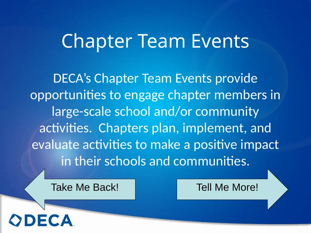 Choosing the Right Event Follow these steps to - slide 42 of 73