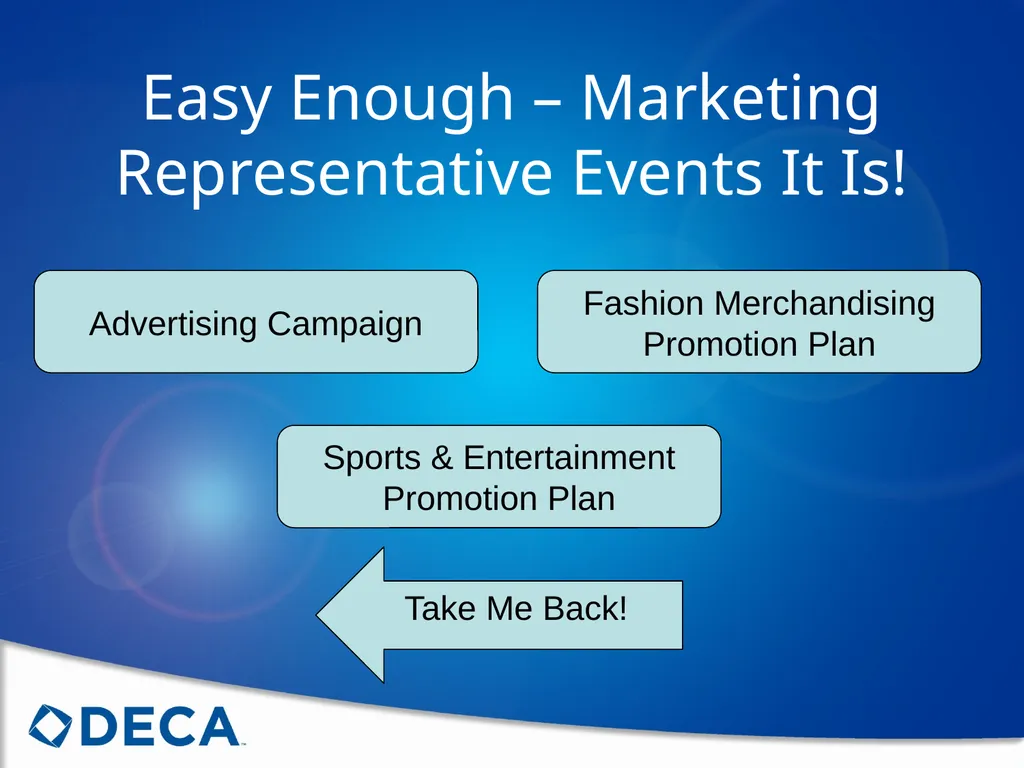 Choosing the Right Event Follow these steps to - slide 66 of 73