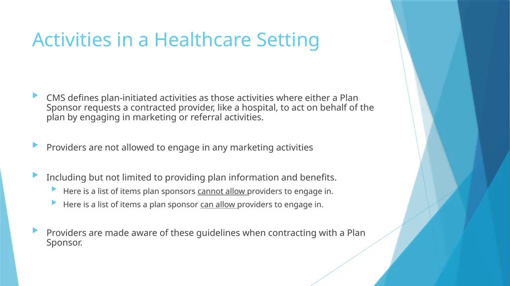 Unit 2 Medicare Marketing Guidelines Marketing - slide 15 of 46