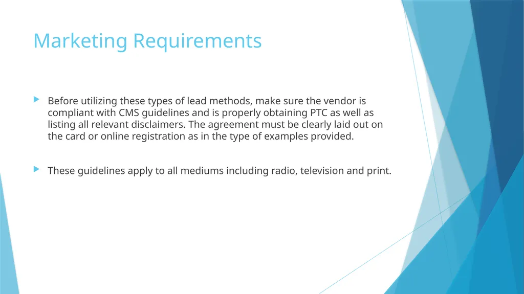 Unit 2 Medicare Marketing Guidelines Marketing - slide 26 of 46