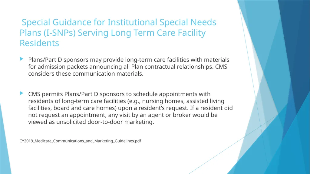 Unit 2 Medicare Marketing Guidelines Marketing - slide 17 of 46