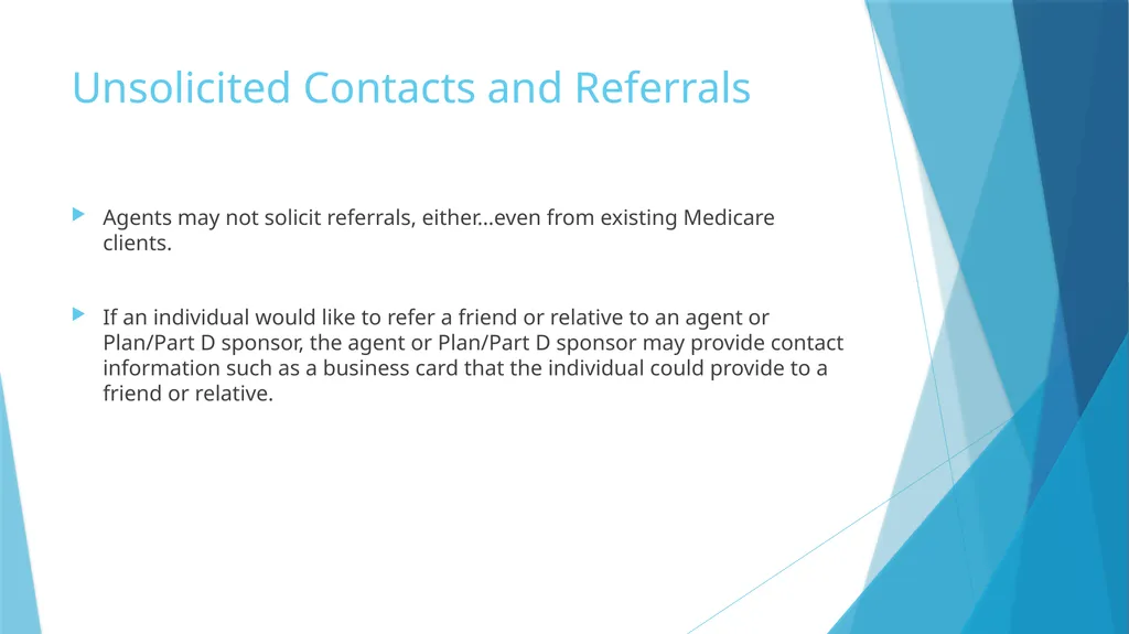 Unit 2 Medicare Marketing Guidelines Marketing - slide 22 of 46