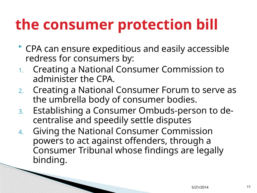 Customer and Consumer Rights: The Zimbabwean - slide 11 of 14