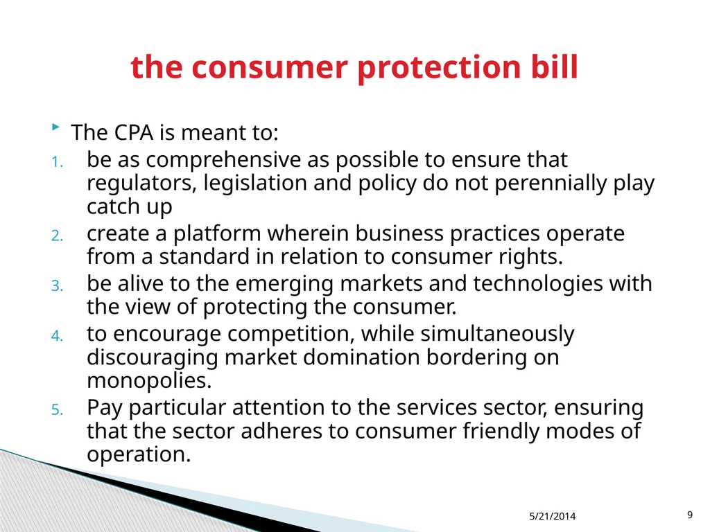 Customer and Consumer Rights: The Zimbabwean - slide 9 of 14