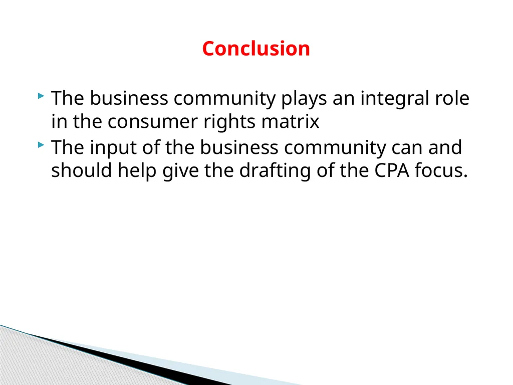 Customer and Consumer Rights: The Zimbabwean - slide 12 of 14