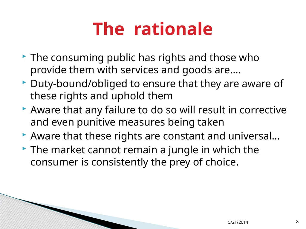 Customer and Consumer Rights: The Zimbabwean - slide 8 of 14