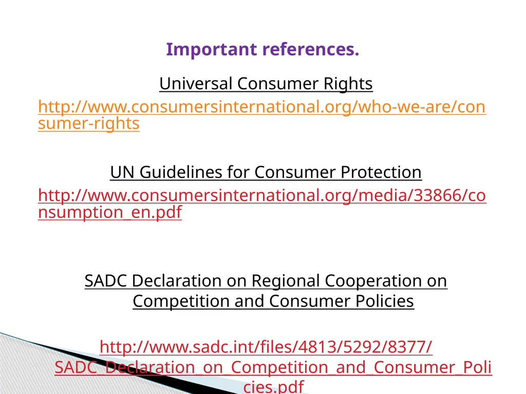 Customer and Consumer Rights: The Zimbabwean - slide 13 of 14