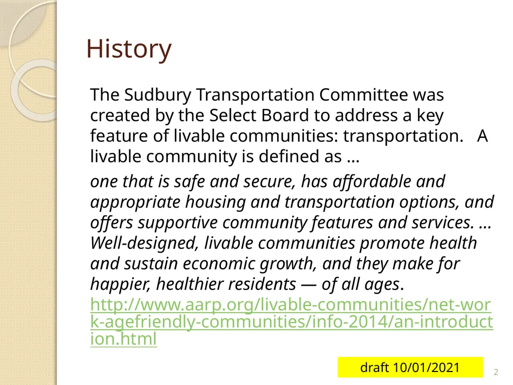 GoSudbury! Transportation Update to Select Board, - slide 2 of 26