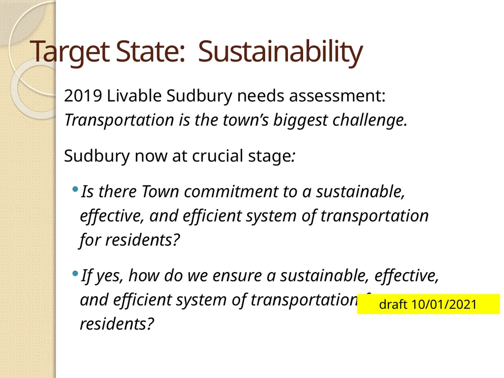 GoSudbury! Transportation Update to Select Board, - slide 19 of 26