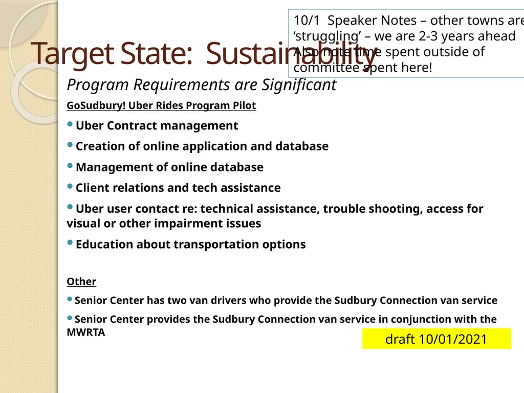 GoSudbury! Transportation Update to Select Board, - slide 23 of 26