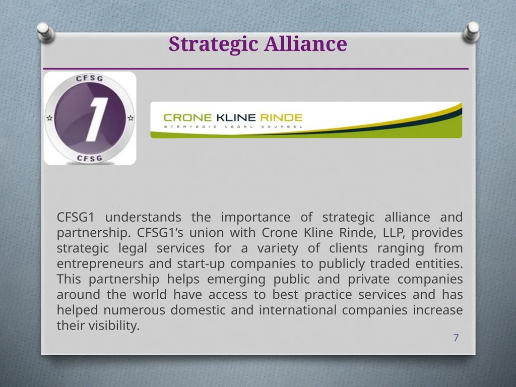Deliver your company's story to investment and - slide 7 of 18