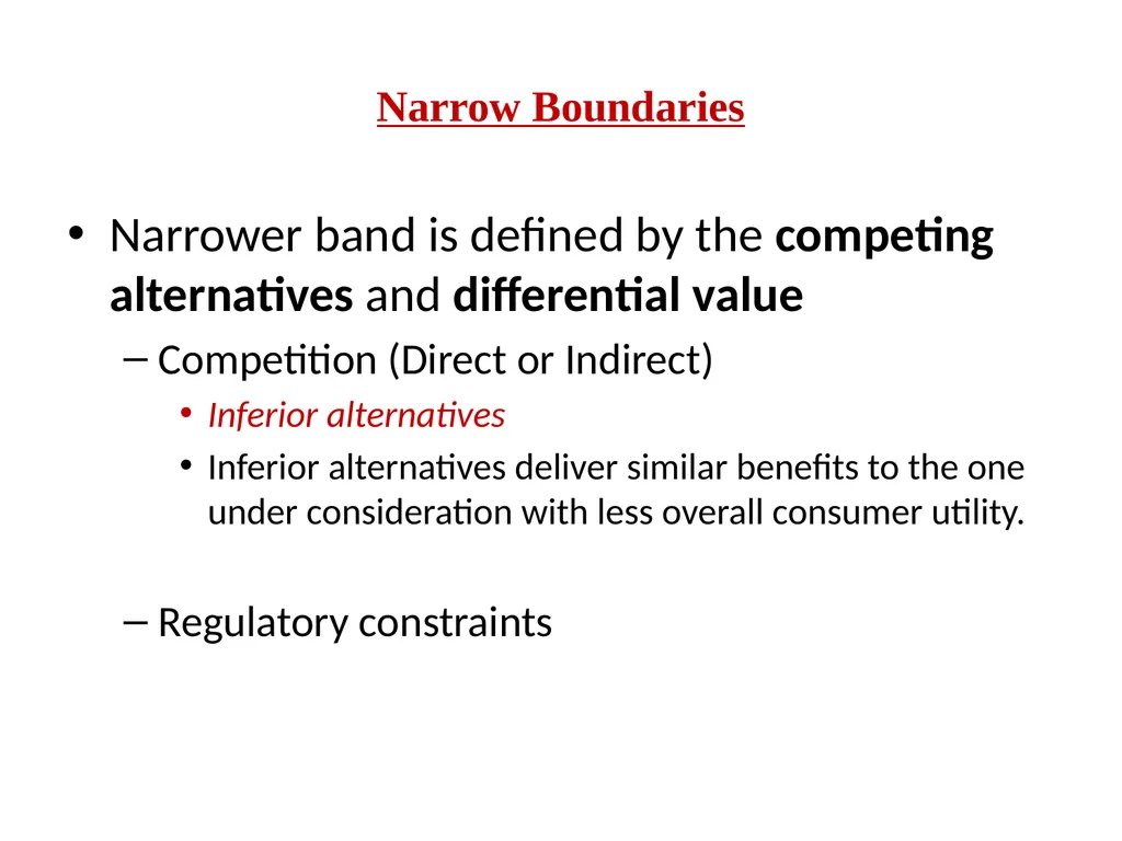 Chapter 1 Boundaries of a Good Price Using - slide 13 of 24