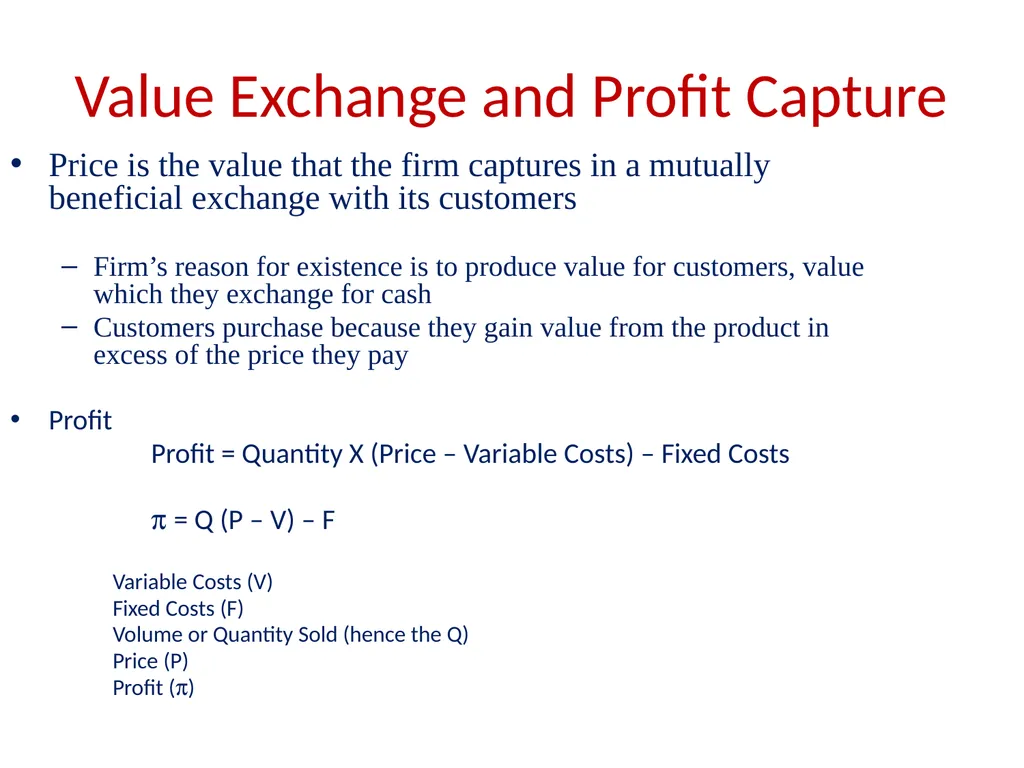Chapter 1 Boundaries of a Good Price Using - slide 5 of 24