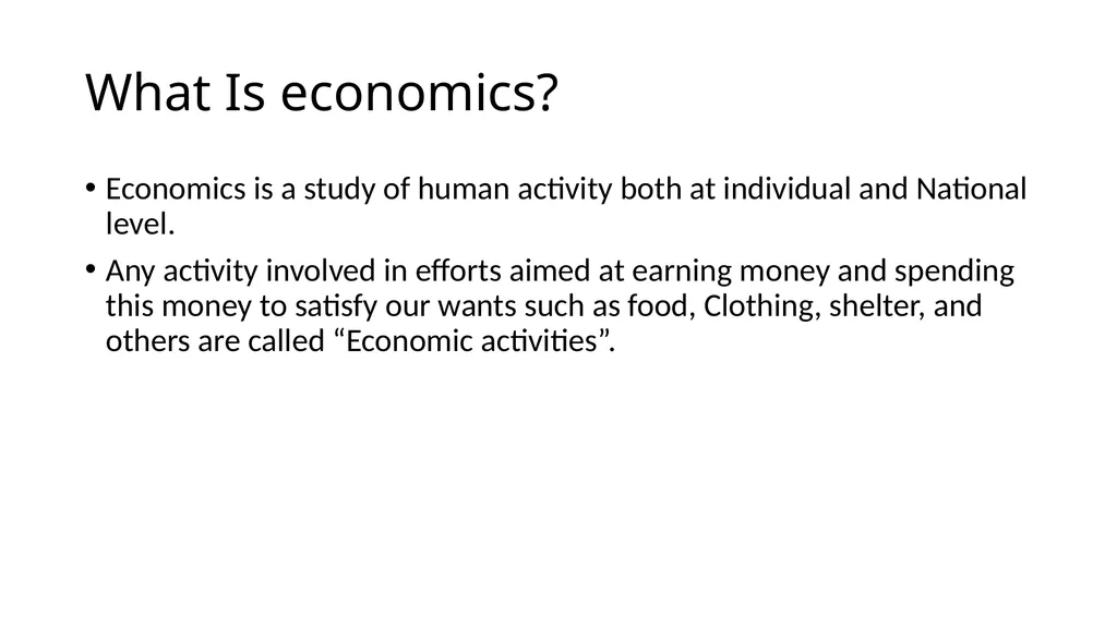 Micro Economics Sarika Singh FMS MLSU Udaipur What - slide 3 of 32