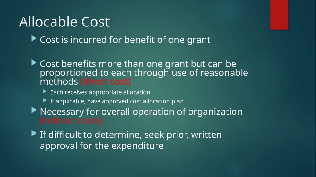 Identifying and Classifying Costs for Indirect - slide 11 of 29