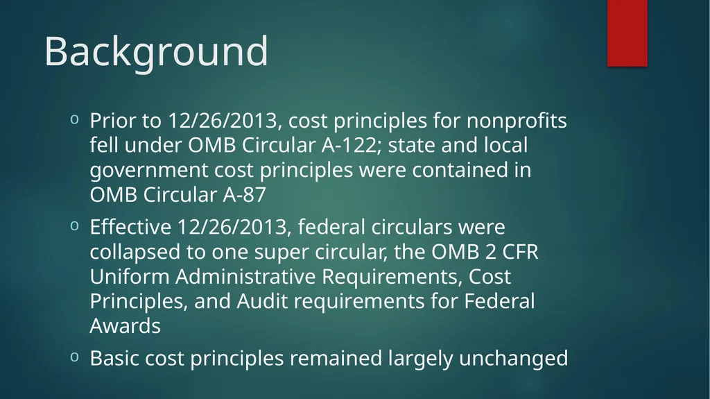 Identifying and Classifying Costs for Indirect - slide 3 of 29