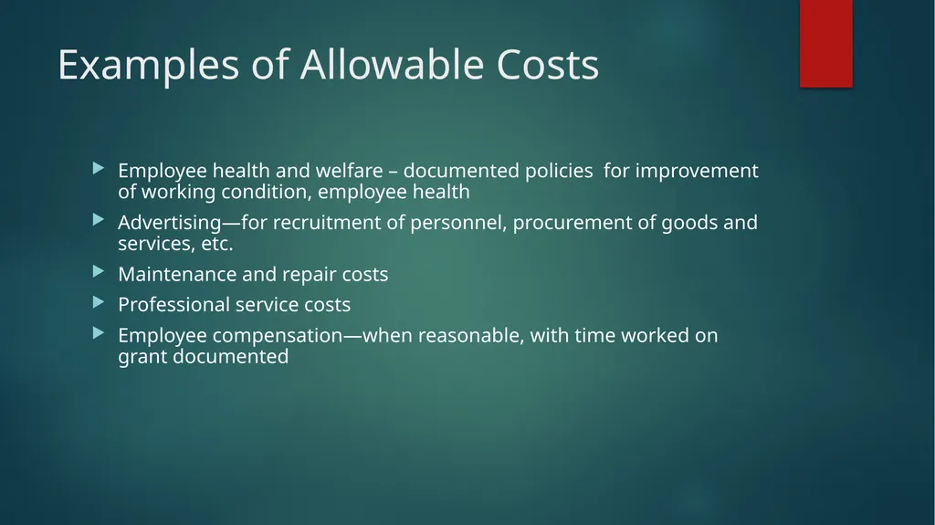 Identifying and Classifying Costs for Indirect - slide 7 of 29