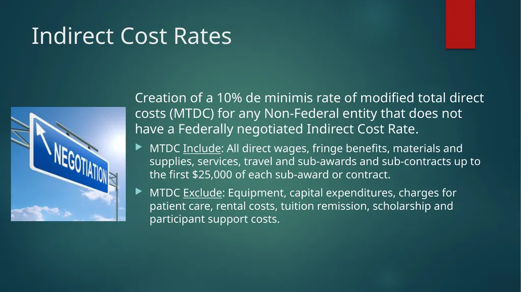 Identifying and Classifying Costs for Indirect - slide 19 of 29