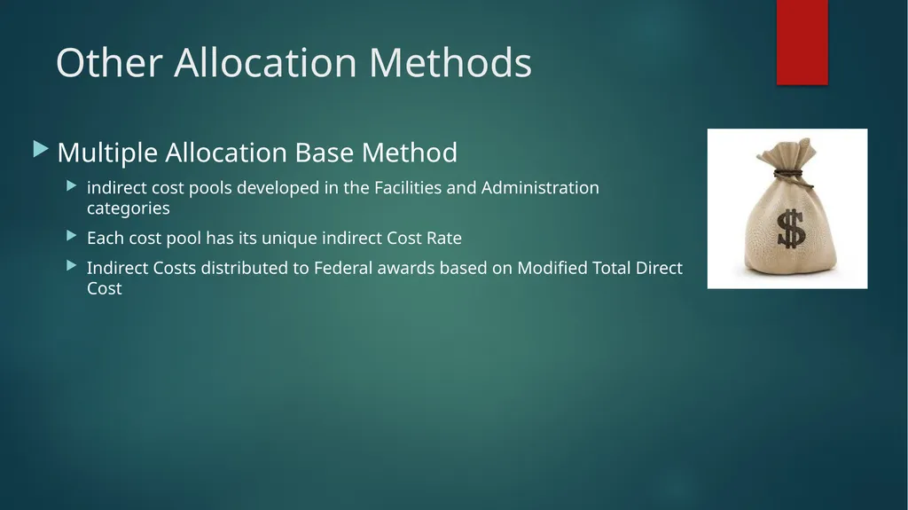 Identifying and Classifying Costs for Indirect - slide 22 of 29