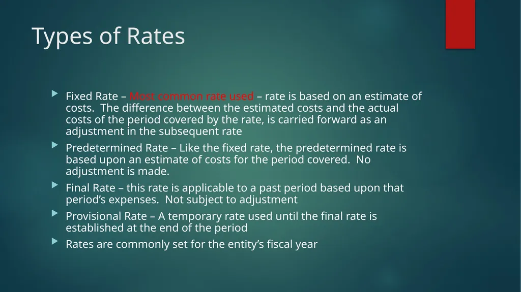 Identifying and Classifying Costs for Indirect - slide 24 of 29