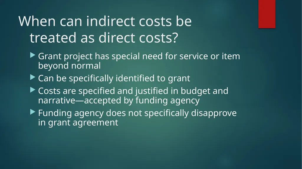 Identifying and Classifying Costs for Indirect - slide 18 of 29