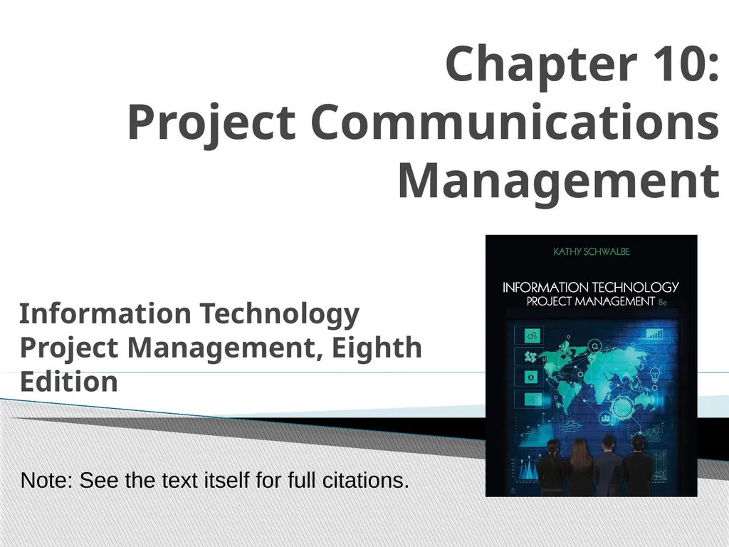 Chapter 10: Project Communications Management - slide 1 of 46