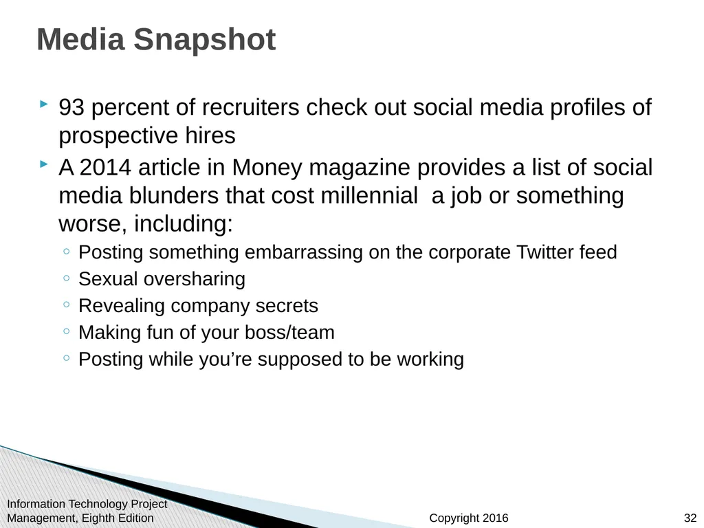 Chapter 10: Project Communications Management - slide 32 of 46