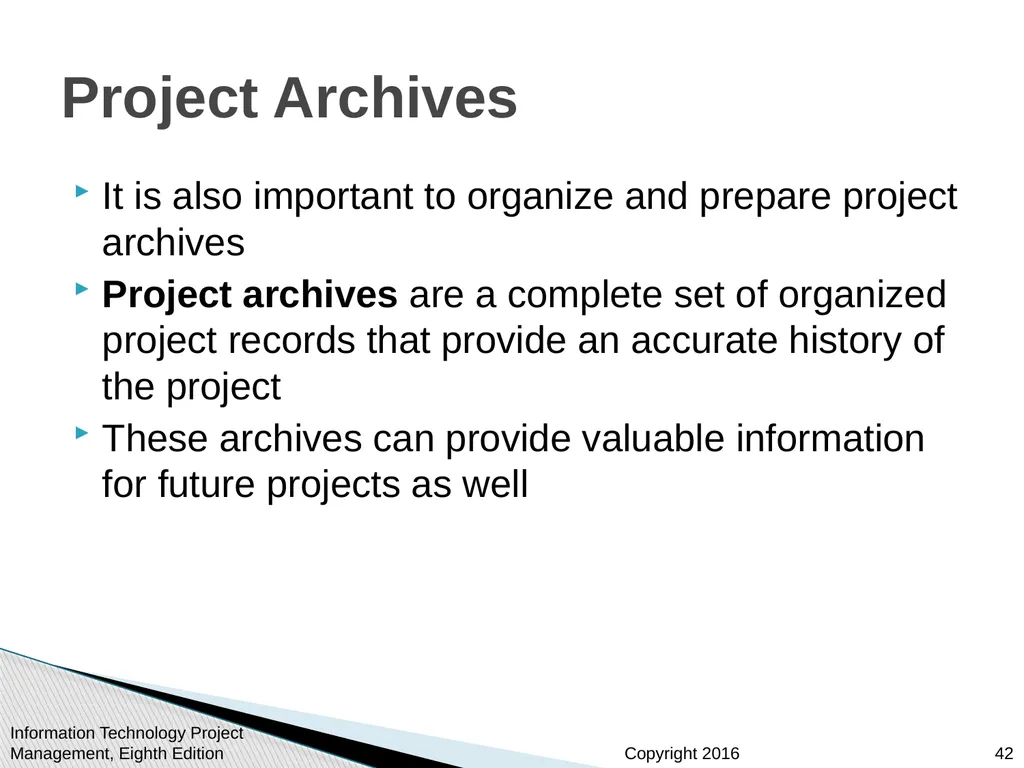 Chapter 10: Project Communications Management - slide 42 of 46