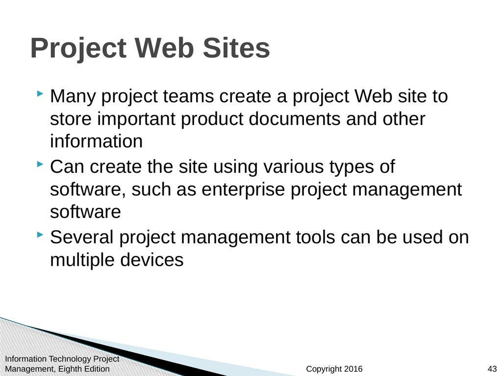 Chapter 10: Project Communications Management - slide 43 of 46