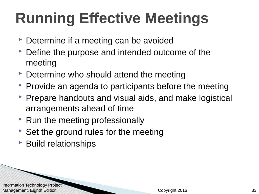 Chapter 10: Project Communications Management - slide 33 of 46