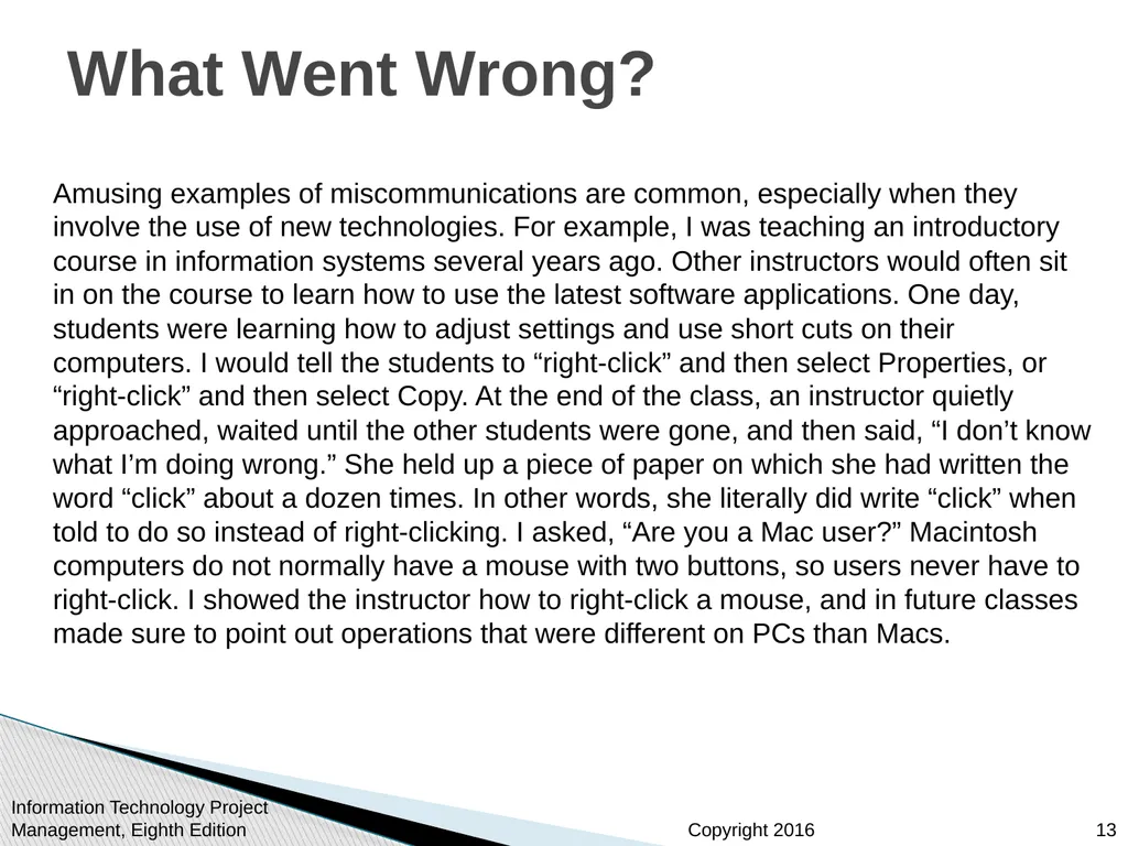 Chapter 10: Project Communications Management - slide 13 of 46