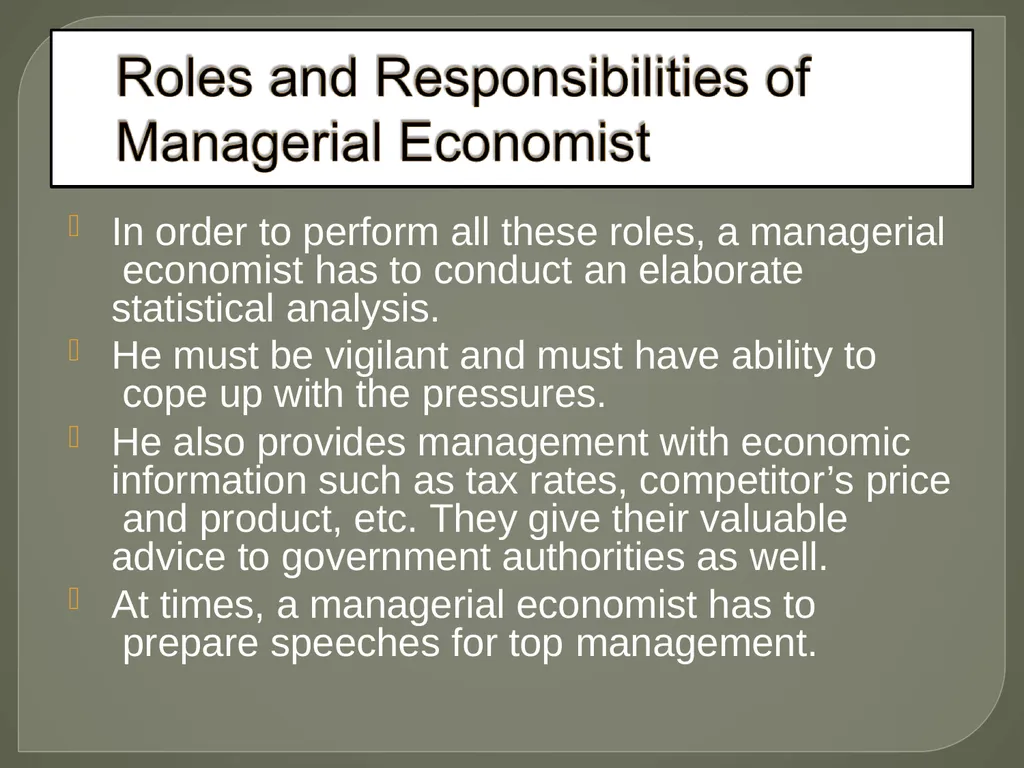 Nature and Scope of Managerial Economics -SARIKA - slide 22 of 22
