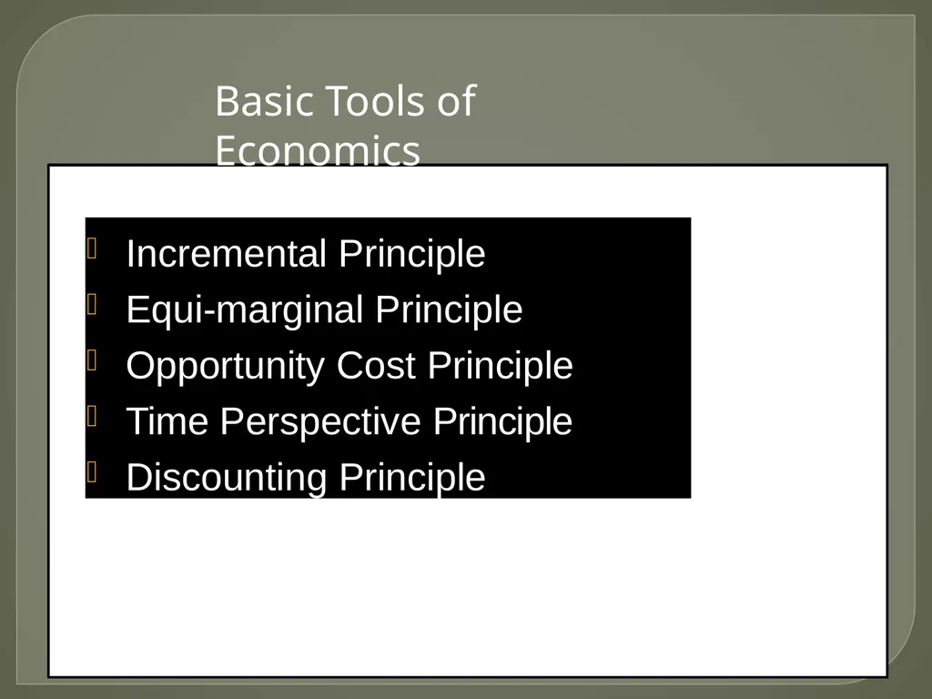 Nature and Scope of Managerial Economics -SARIKA - slide 13 of 22